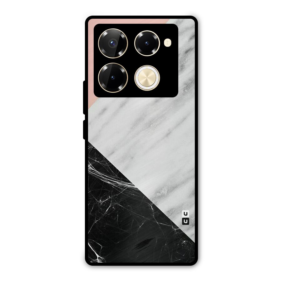 Marble Cuts Metal Back Case for Infinix Note 40 Pro Plus