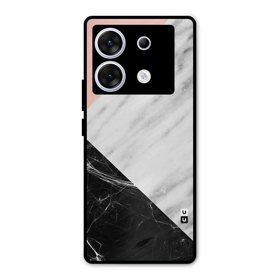 Marble Cuts Metal Back Case for Infinix Zero 30 5G