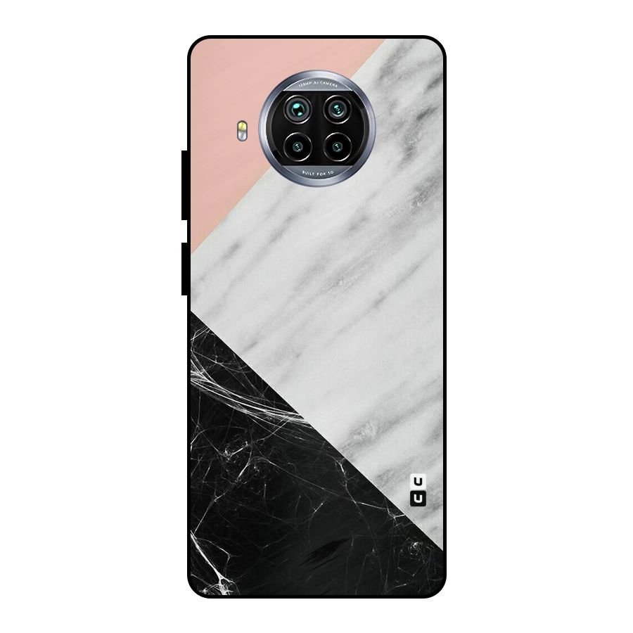 Marble Cuts Metal Back Case for Mi 10i