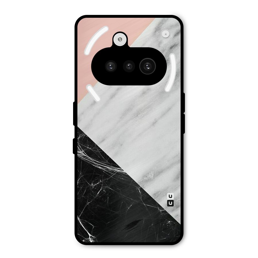 Marble Cuts Metal Back Case for Nothing Phone 3a