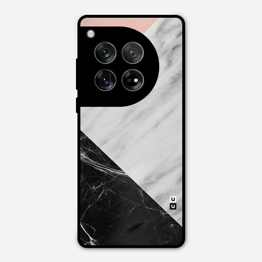Marble Cuts Metal Back Case for OnePlus 12