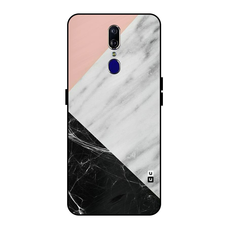 Marble Cuts Metal Back Case for Oppo F11