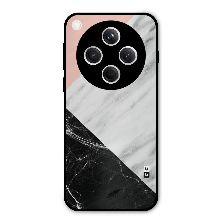 Marble Cuts Metal Back Case for Oppo Find X8
