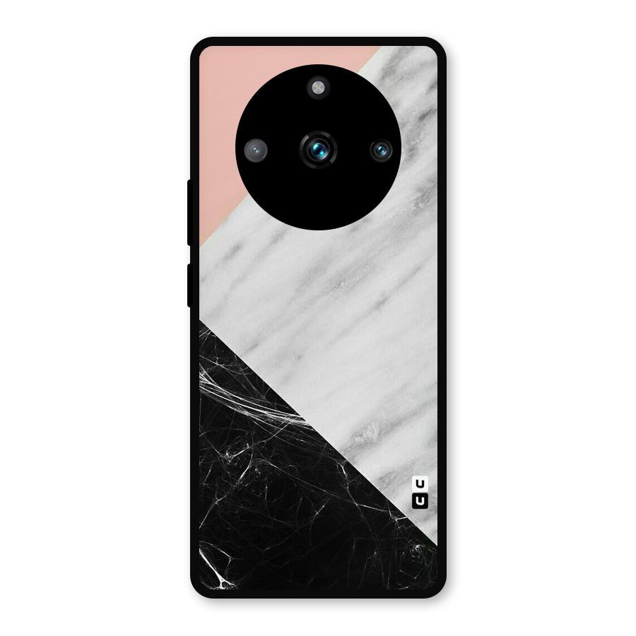 Marble Cuts Metal Back Case for Realme 11 Pro Plus