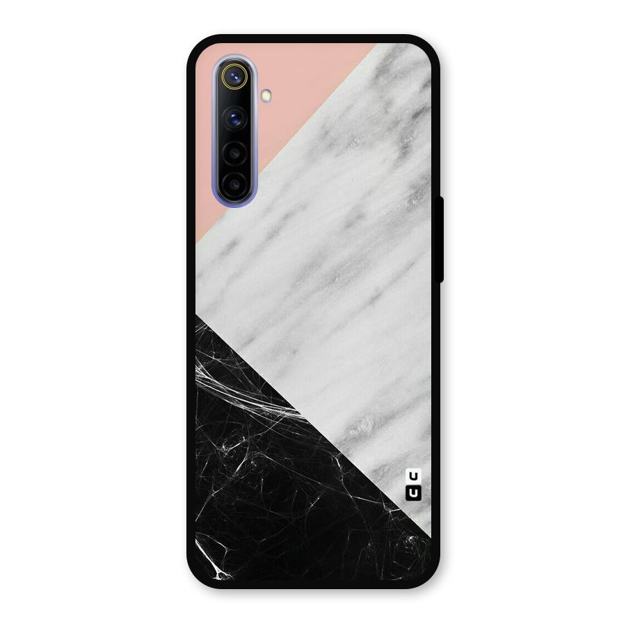 Marble Cuts Metal Back Case for Realme 6i