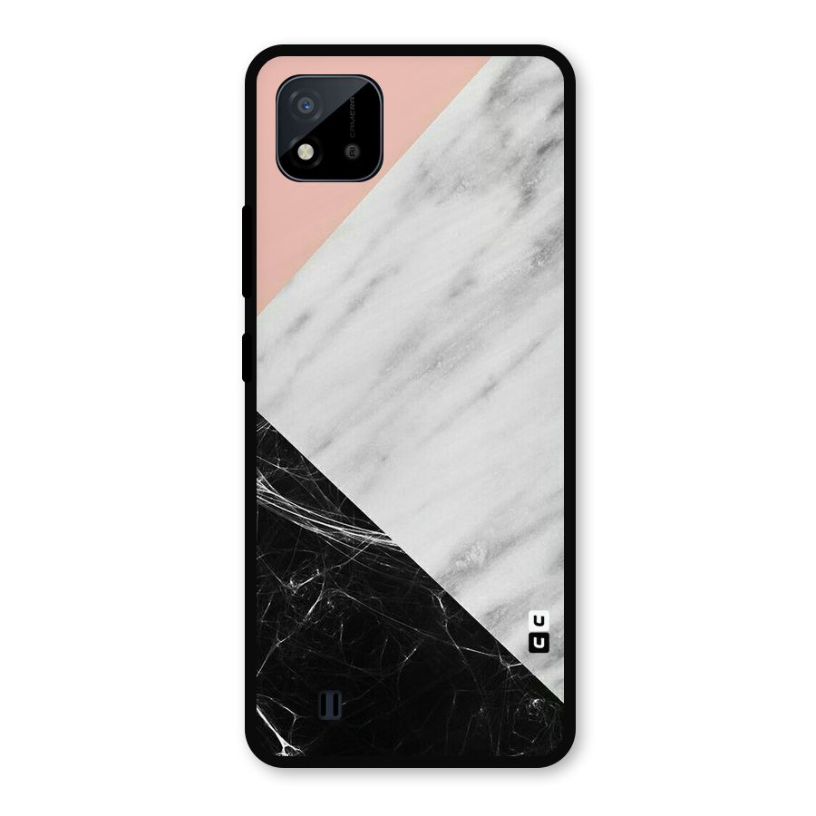 Marble Cuts Metal Back Case for Realme C11 2021