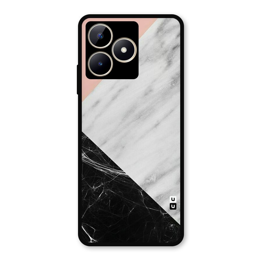 Marble Cuts Metal Back Case for Realme C53