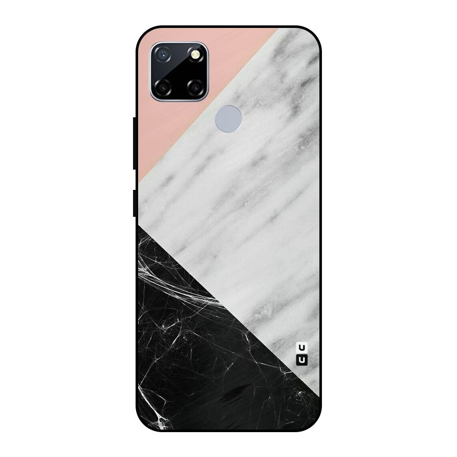 Marble Cuts Metal Back Case for Realme Narzo 30A