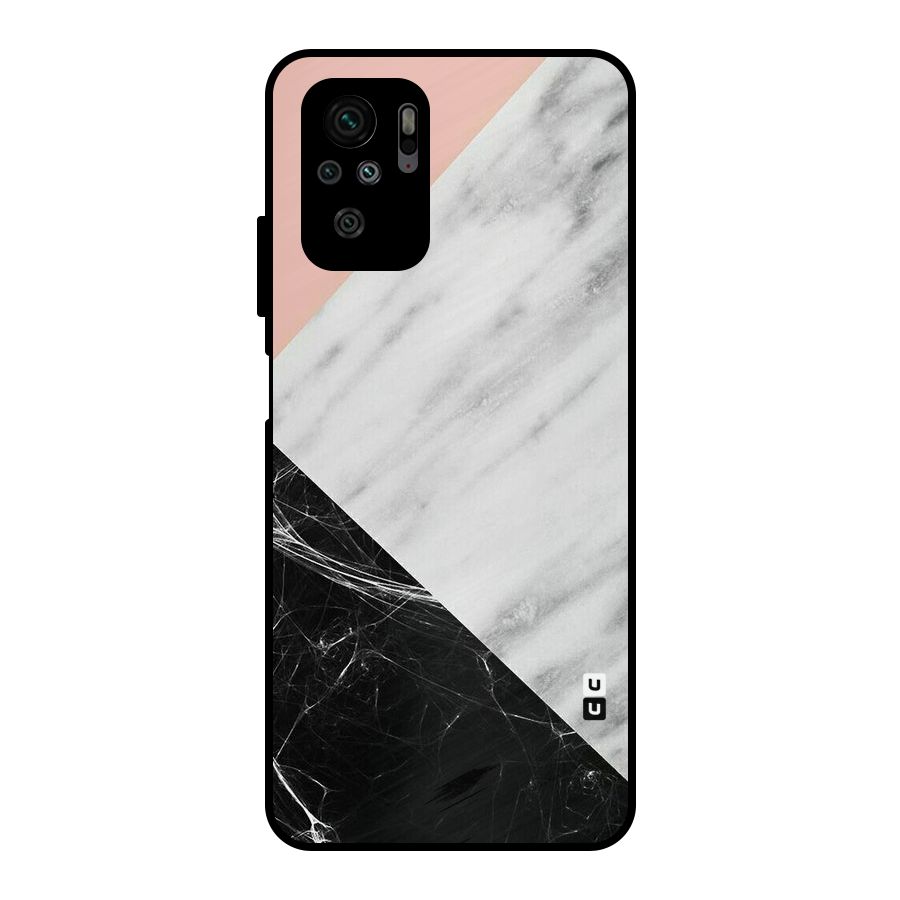 Marble Cuts Metal Back Case for Redmi Note 10S