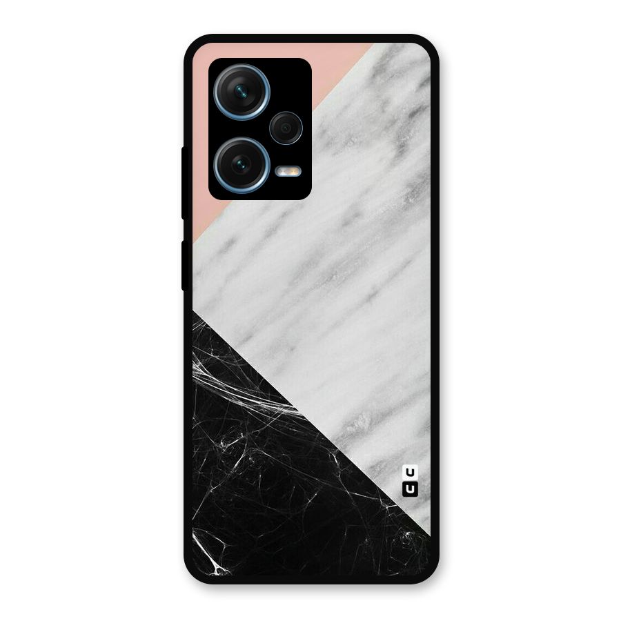 Marble Cuts Metal Back Case for Redmi Note 12 Pro Plus 5G
