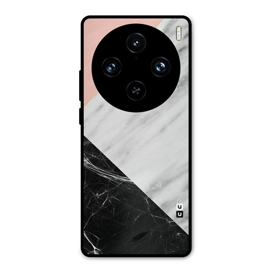 Marble Cuts Metal Back Case for Vivo X100 Pro