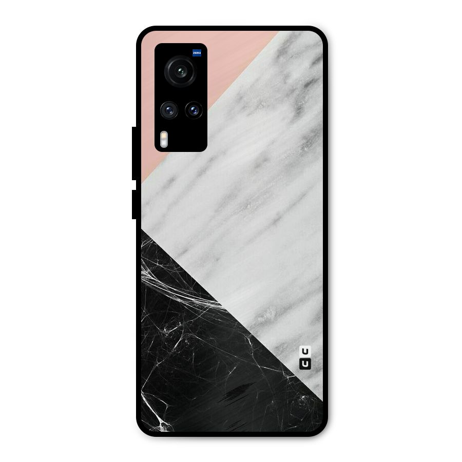 Marble Cuts Metal Back Case for Vivo X60