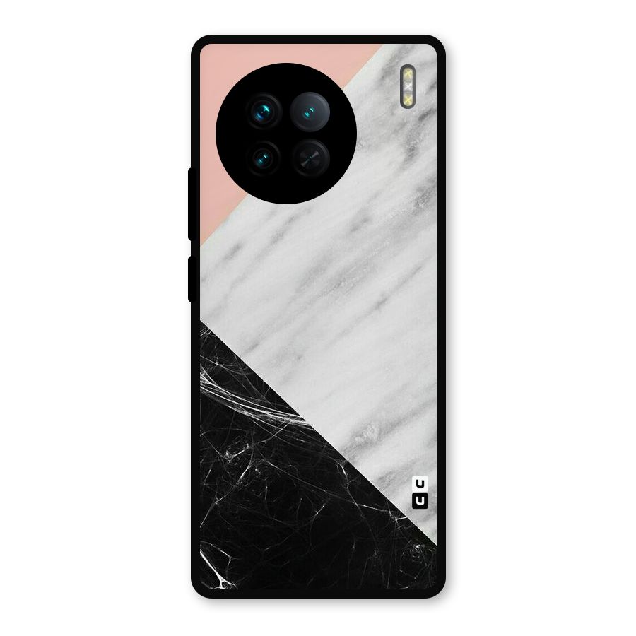 Marble Cuts Metal Back Case for Vivo X90