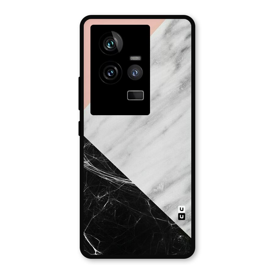 Marble Cuts Metal Back Case for iQOO 11 5G