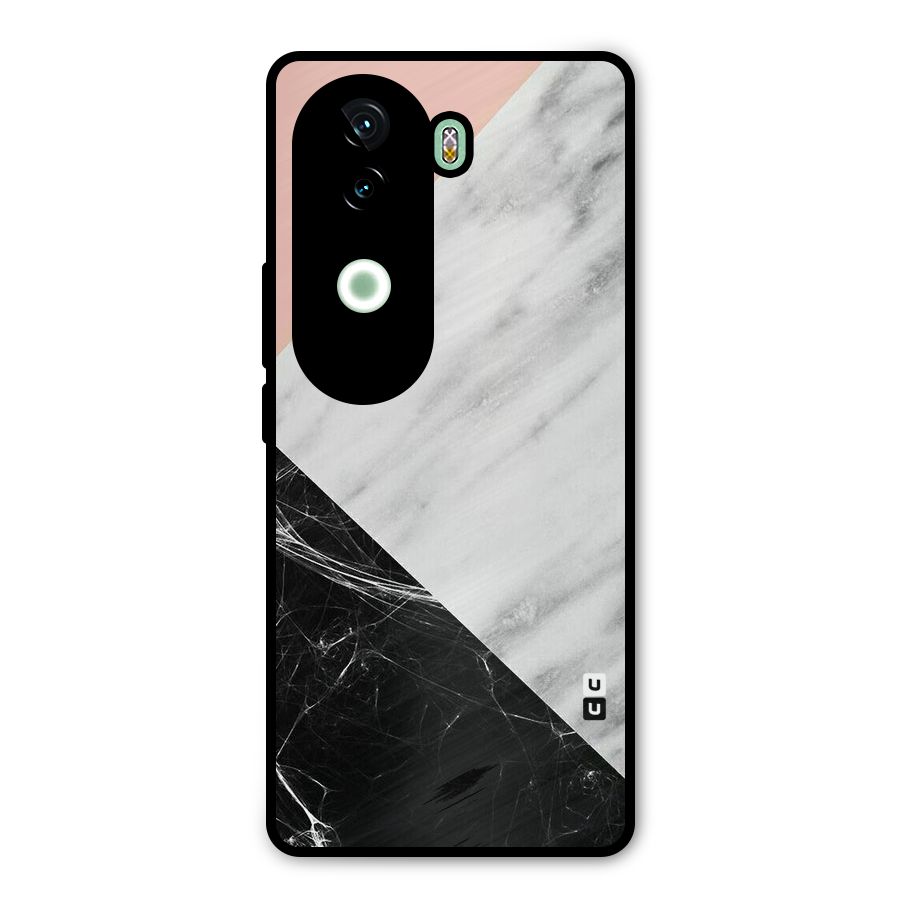 Marble Cuts Metal Back Case for iQOO Z9s