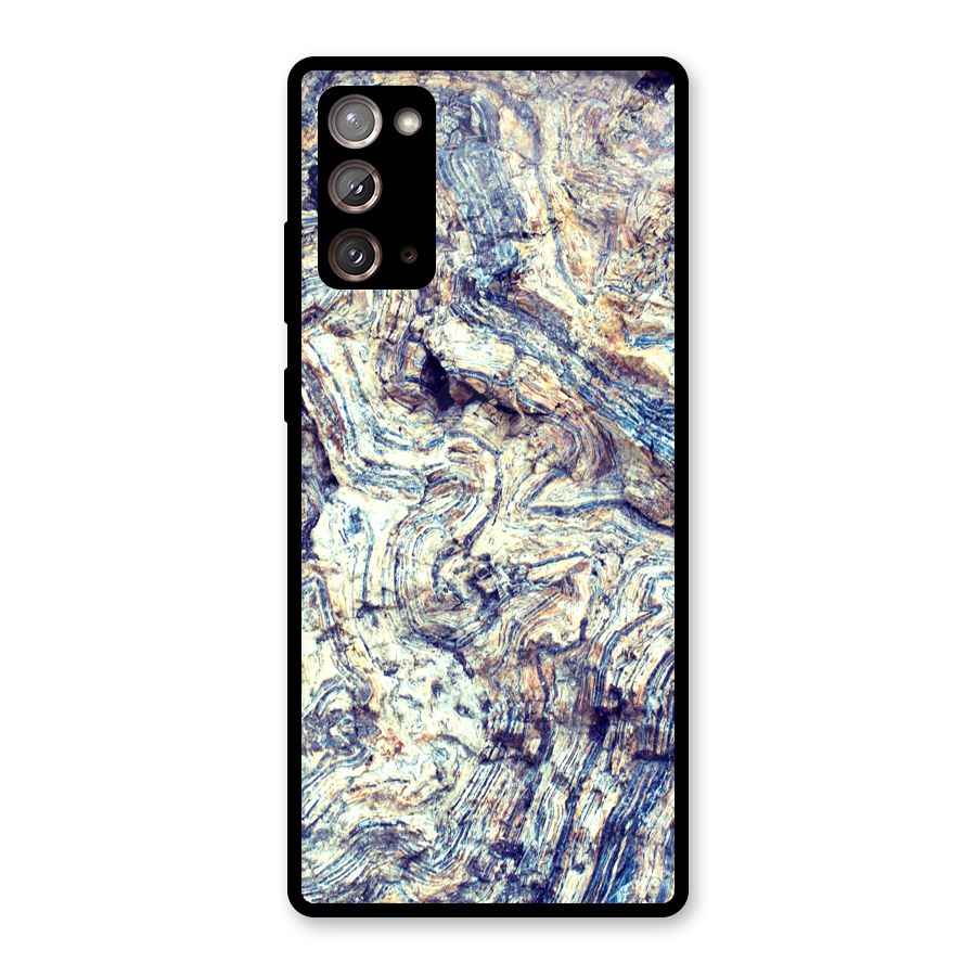 Marble Pattern Glass Back Case for Galaxy Note 20