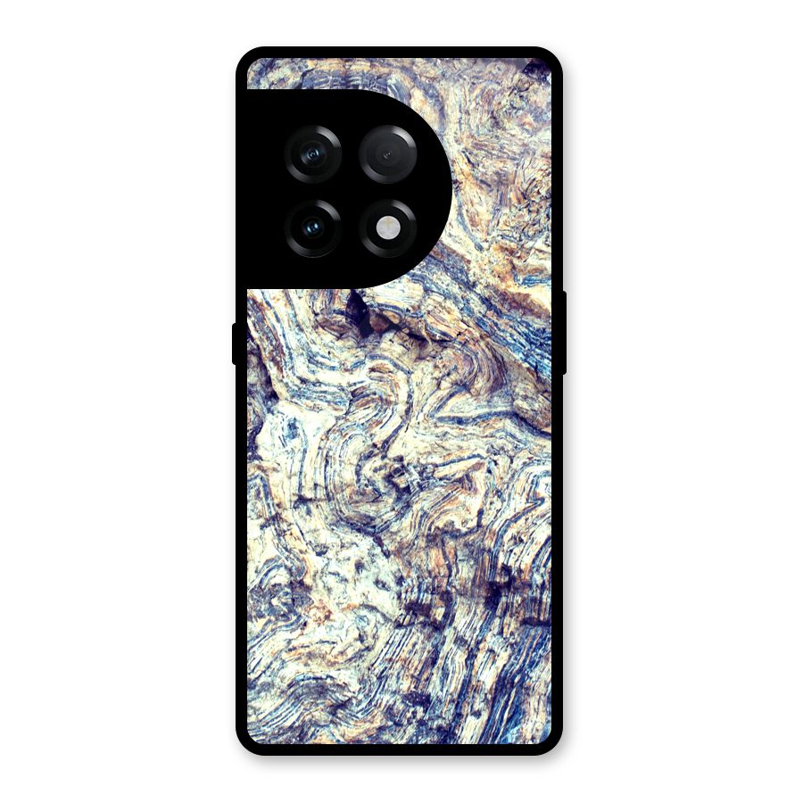 Marble Pattern Glass Back Case for OnePlus 11R
