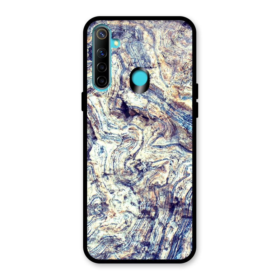 Marble Pattern Glass Back Case for Realme Narzo 10