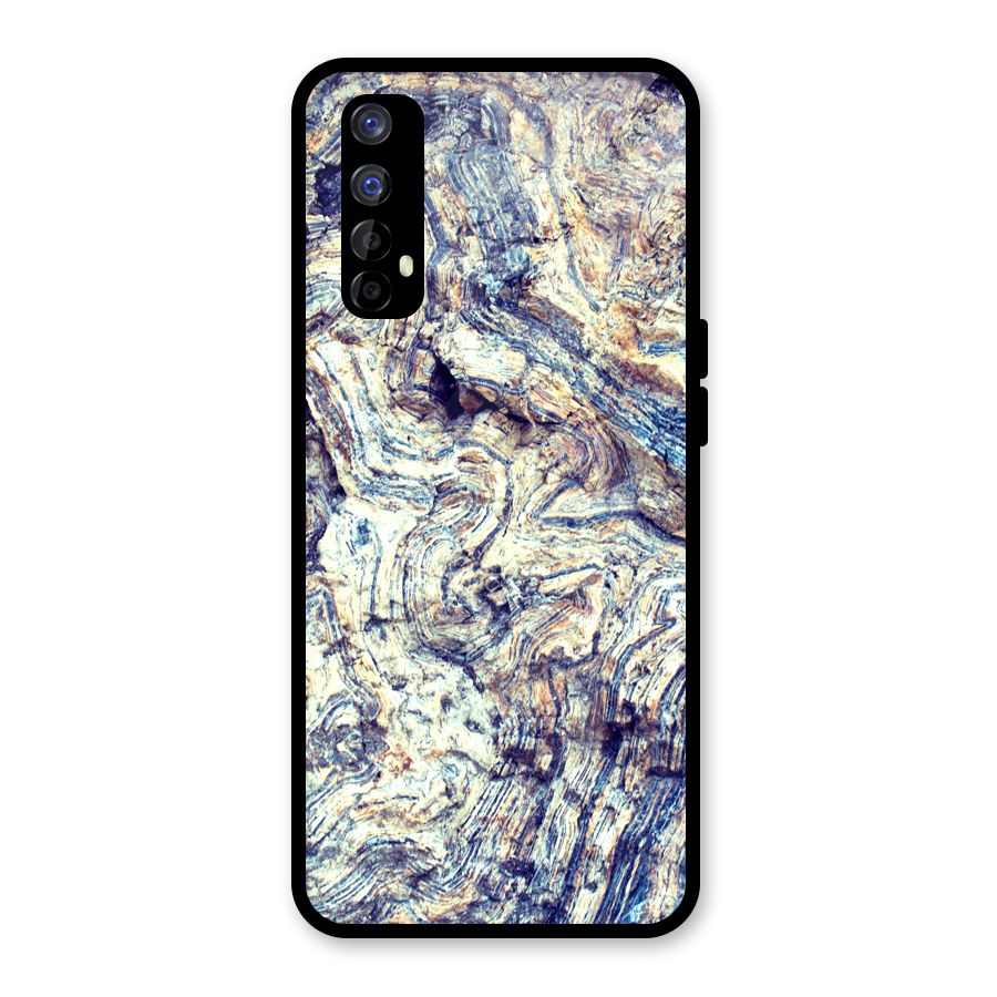 Marble Pattern Glass Back Case for Realme Narzo 20 Pro