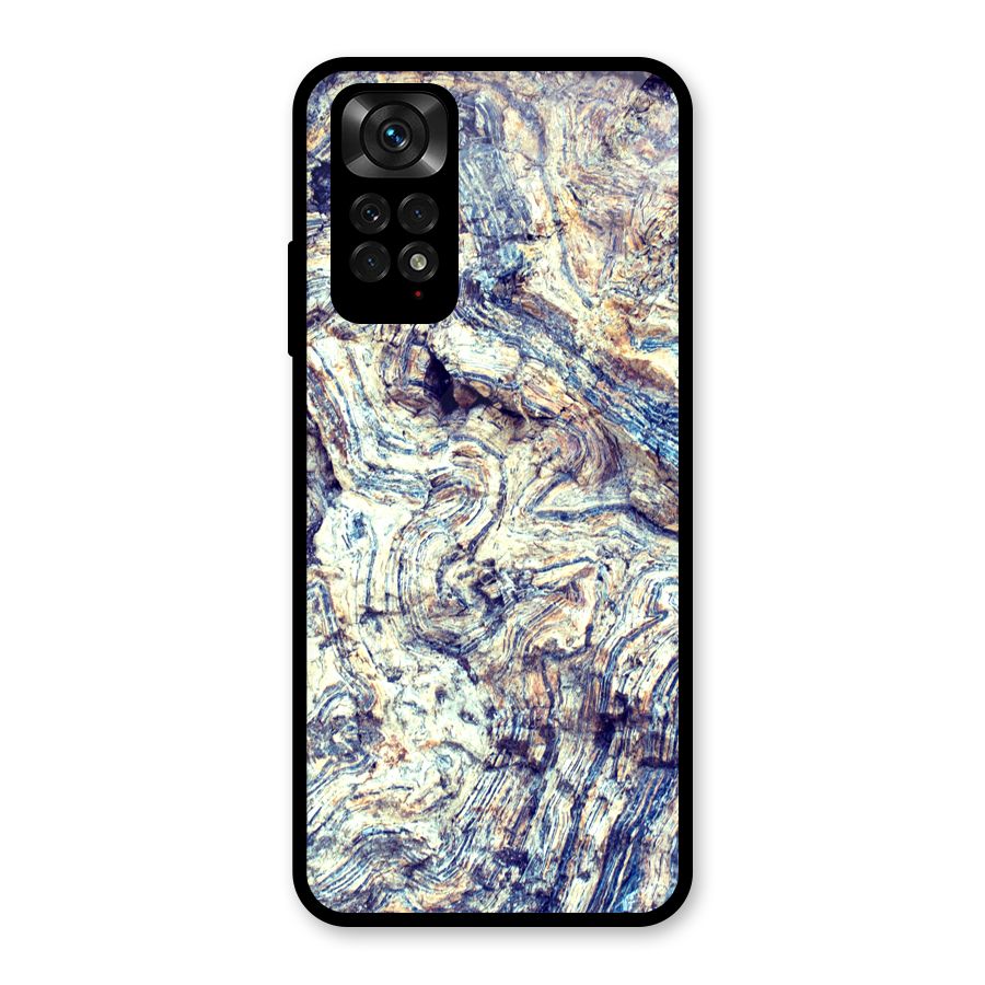 Marble Pattern Glass Back Case for Redmi Note 11S