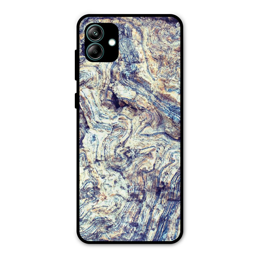 Marble Pattern Metal Back Case for Galaxy A04