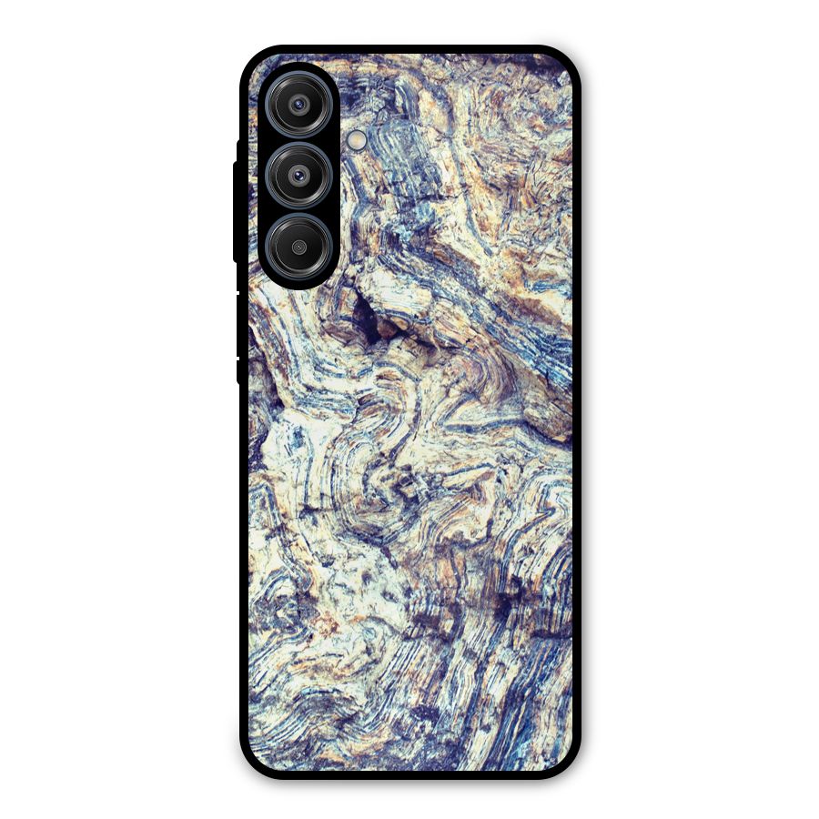 Marble Pattern Metal Back Case for Galaxy A16 5G