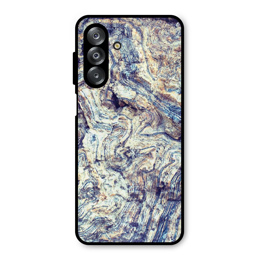 Marble Pattern Metal Back Case for Galaxy A26