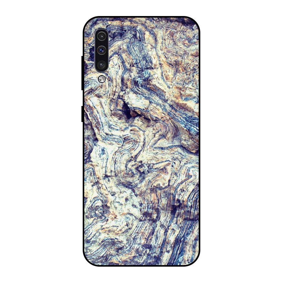 Marble Pattern Metal Back Case for Galaxy A50