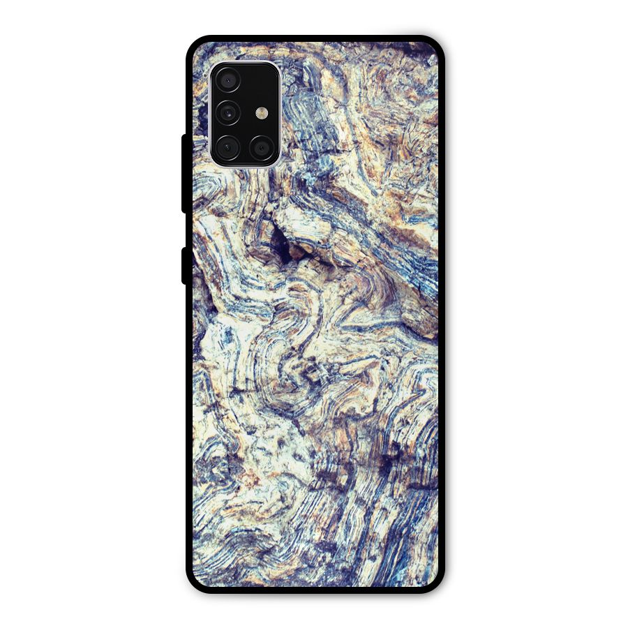 Marble Pattern Metal Back Case for Galaxy A51