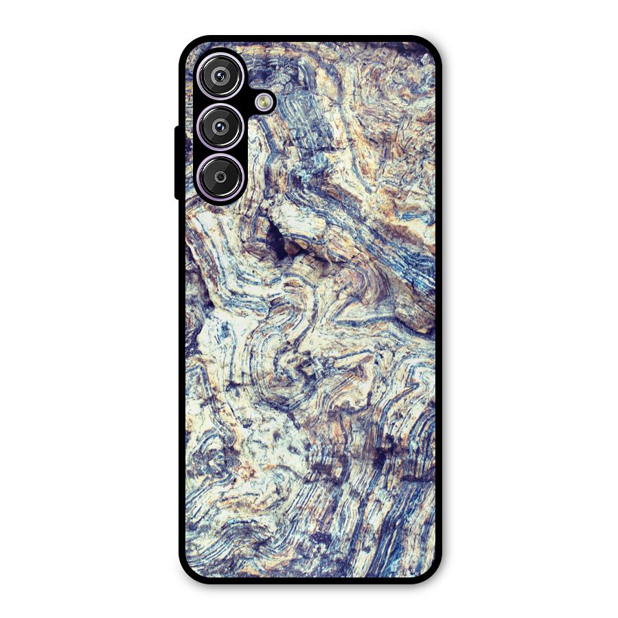 Marble Pattern Metal Back Case for Galaxy F15