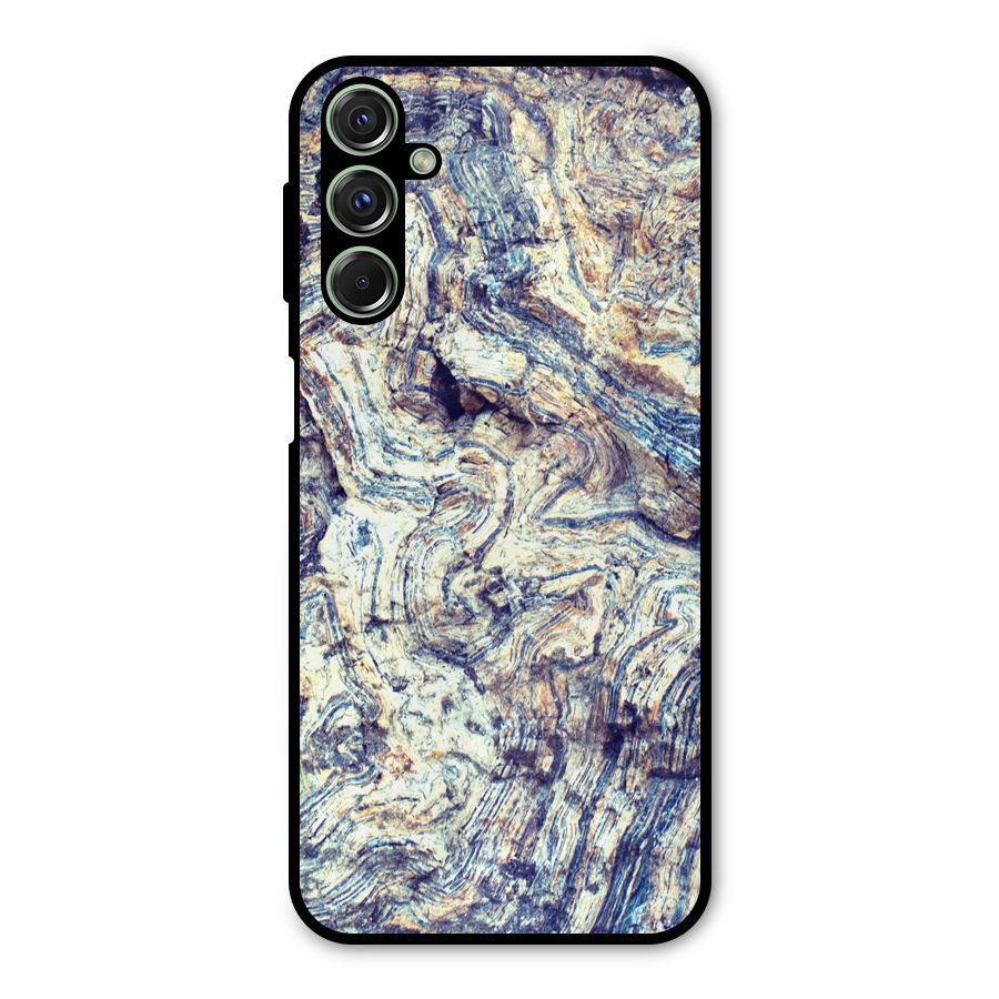Marble Pattern Metal Back Case for Galaxy F34