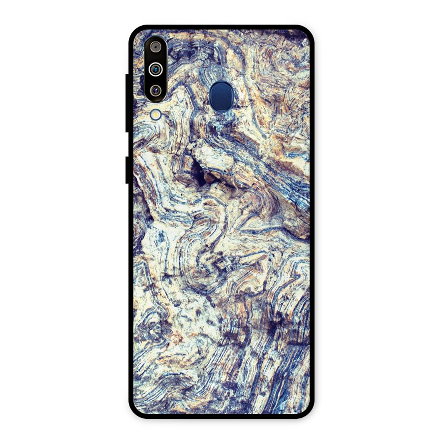 Marble Pattern Metal Back Case for Galaxy M30
