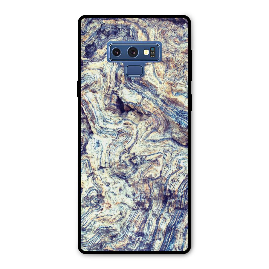 Marble Pattern Metal Back Case for Galaxy Note 9