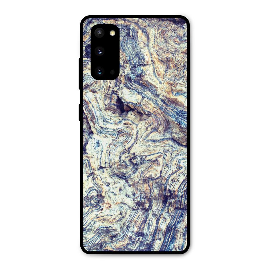 Marble Pattern Metal Back Case for Galaxy S20