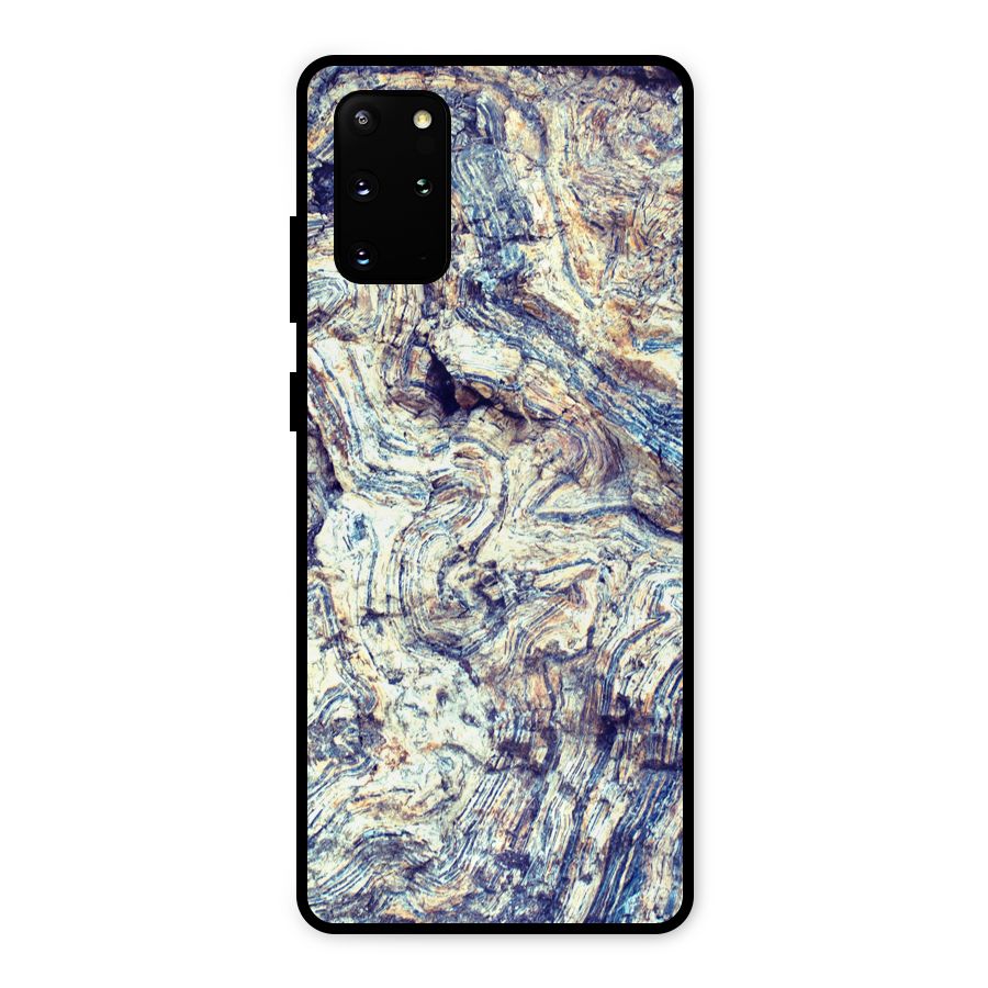 Marble Pattern Metal Back Case for Galaxy S20 Plus