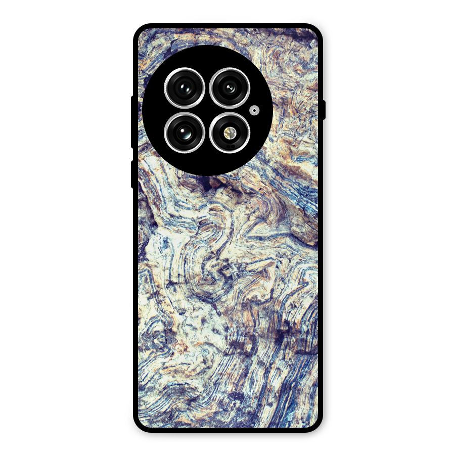 Marble Pattern Metal Back Case for OnePlus 13