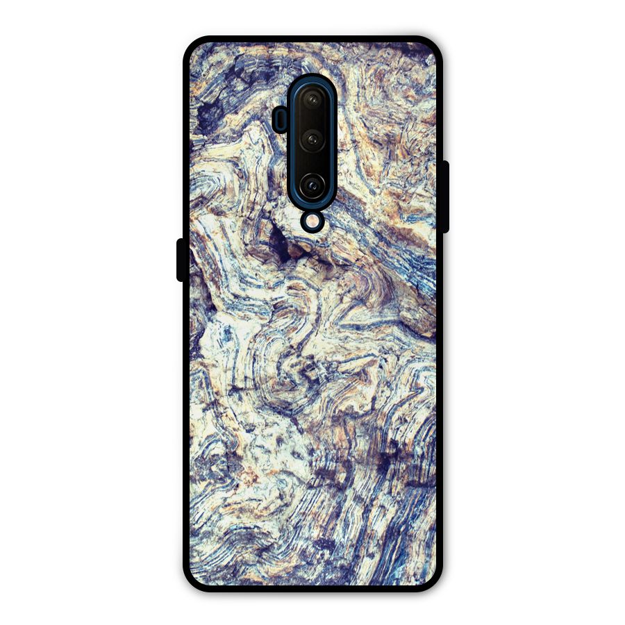 Marble Pattern Metal Back Case for OnePlus 7T Pro