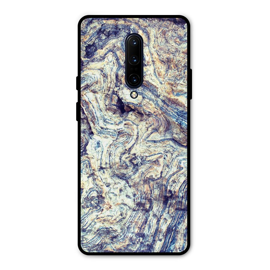 Marble Pattern Metal Back Case for OnePlus 7 Pro