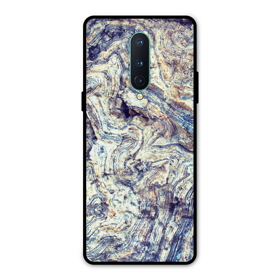 Marble Pattern Metal Back Case for OnePlus 8