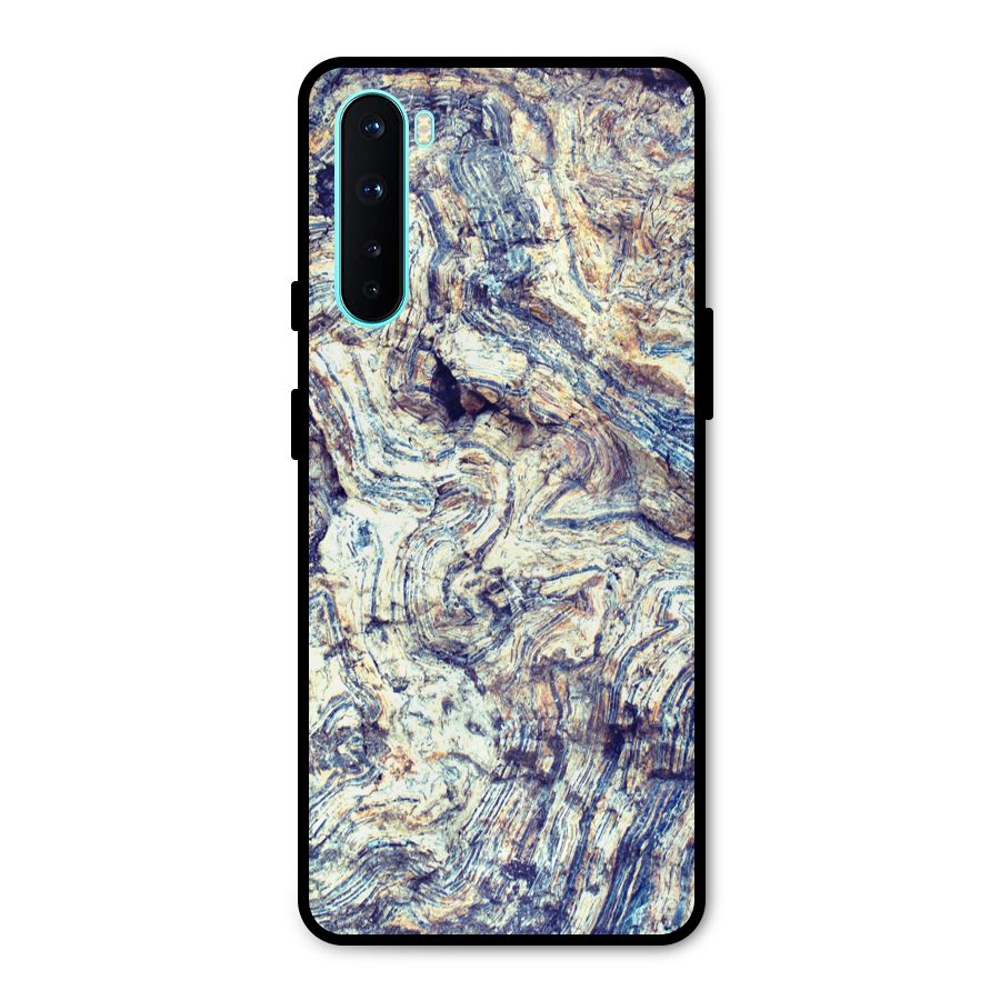 Marble Pattern Metal Back Case for OnePlus Nord