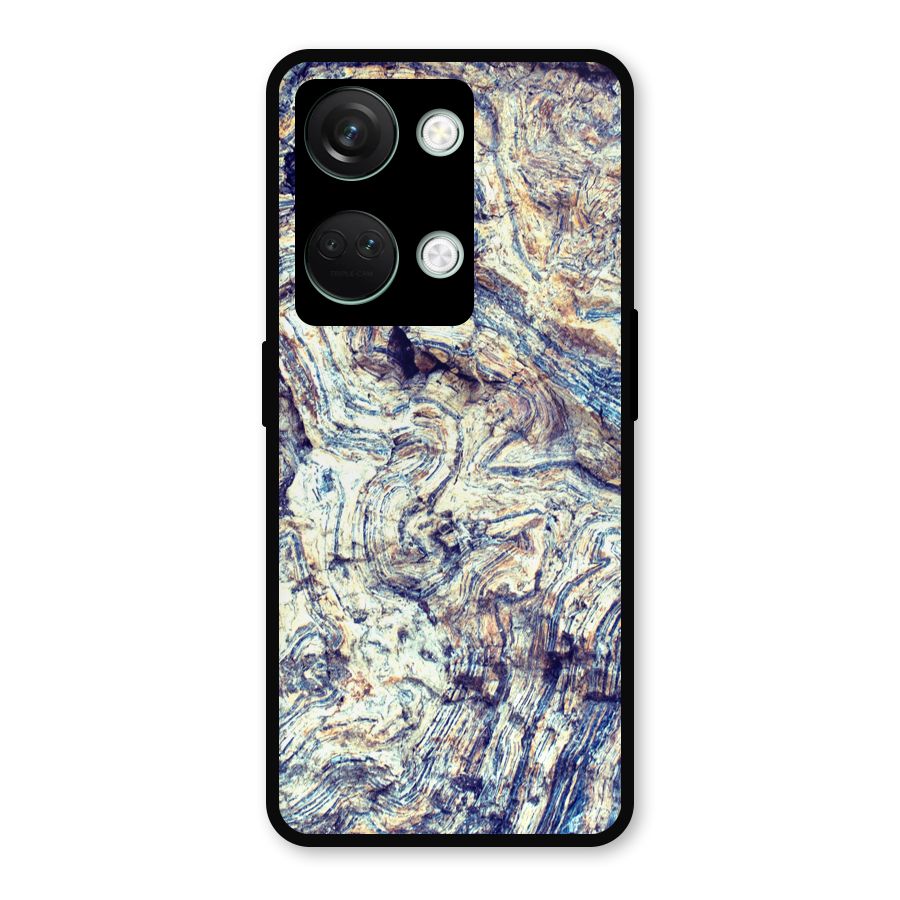 Marble Pattern Metal Back Case for OnePlus Nord 3