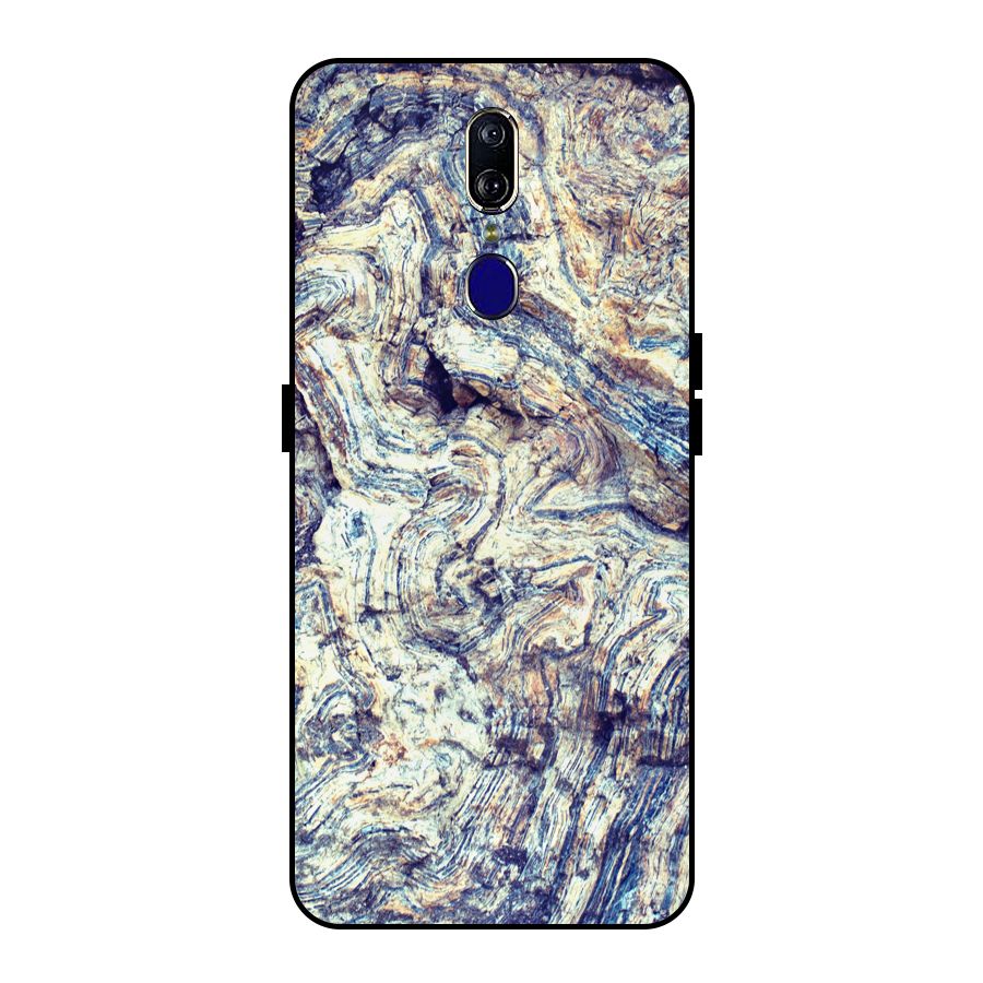 Marble Pattern Metal Back Case for Oppo F11