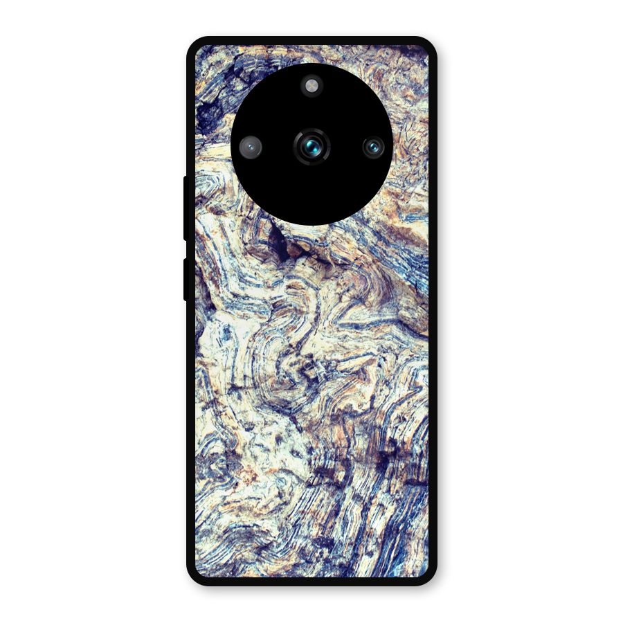 Marble Pattern Metal Back Case for Realme 11 Pro Plus
