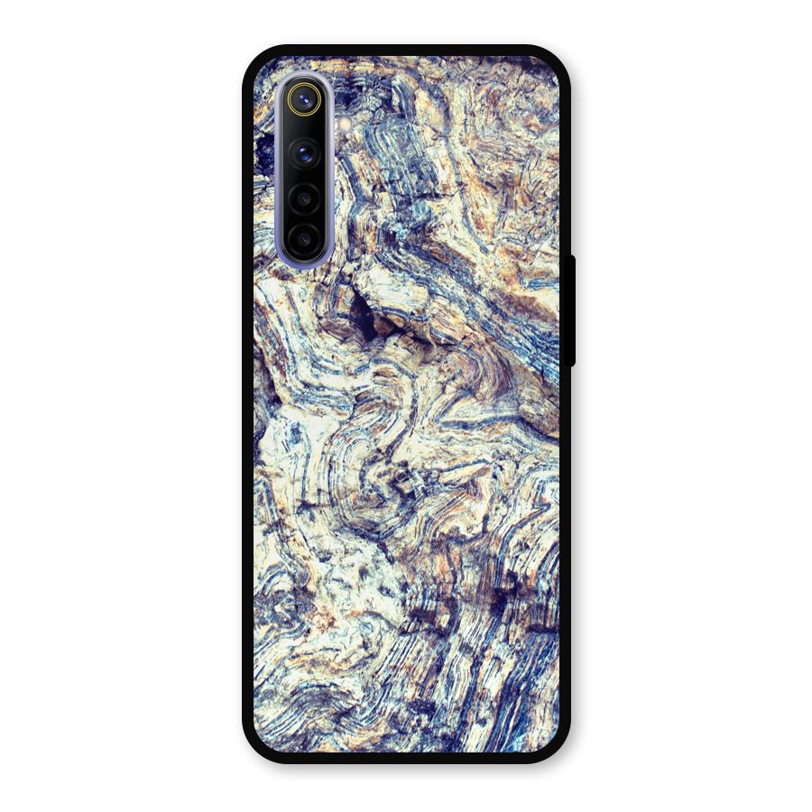 Marble Pattern Metal Back Case for Realme 6i