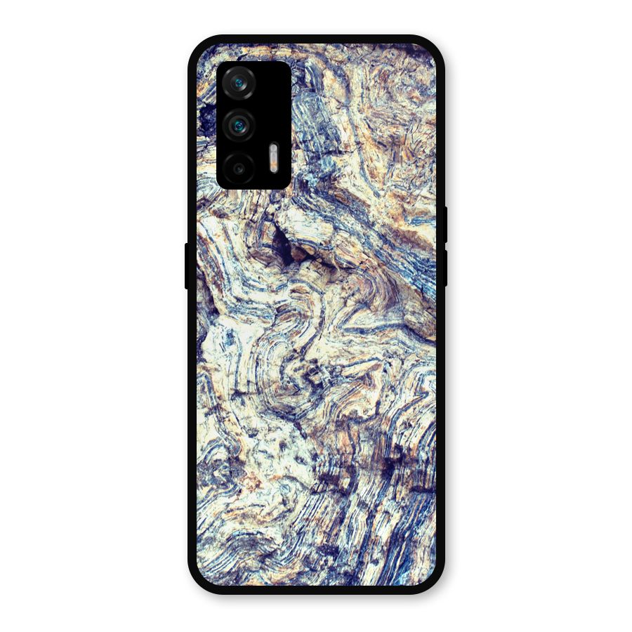 Marble Pattern Metal Back Case for Realme GT 5G