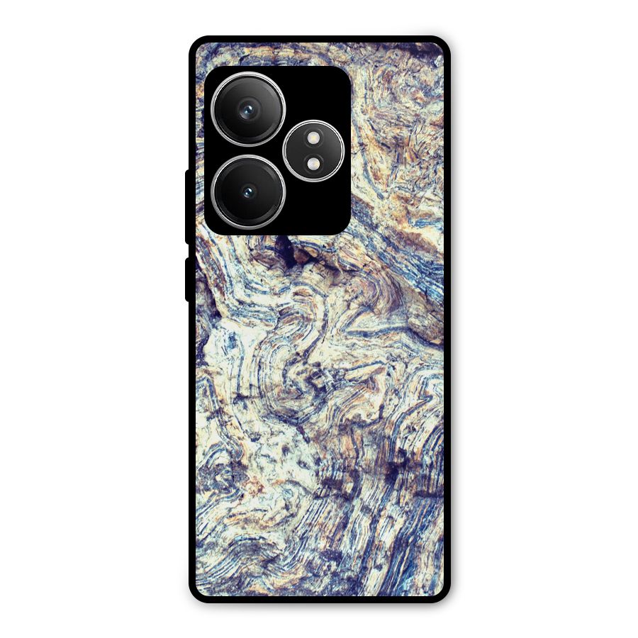Marble Pattern Metal Back Case for Realme GT 6T