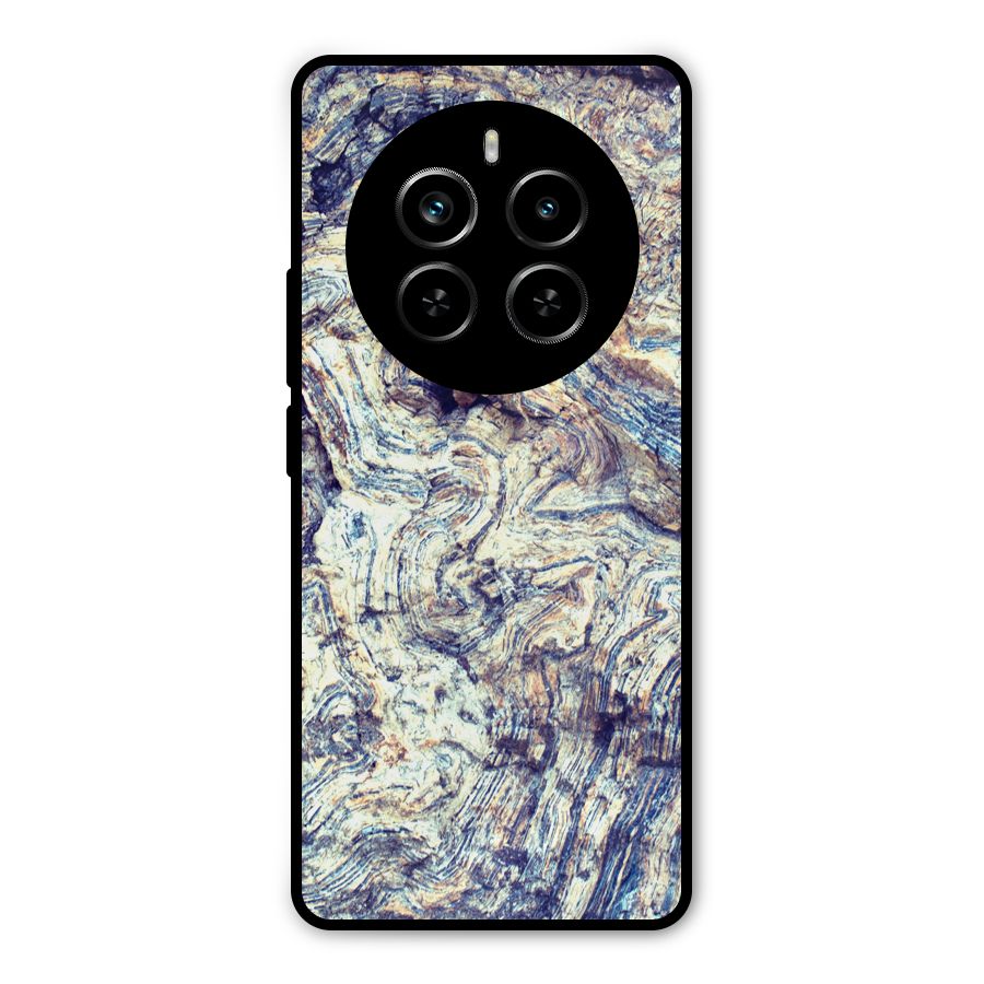 Marble Pattern Metal Back Case for Realme P1 Pro