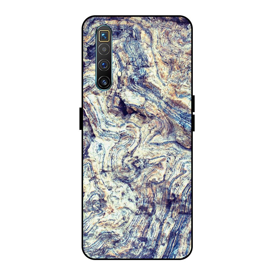 Marble Pattern Metal Back Case for Realme X3 SuperZoom