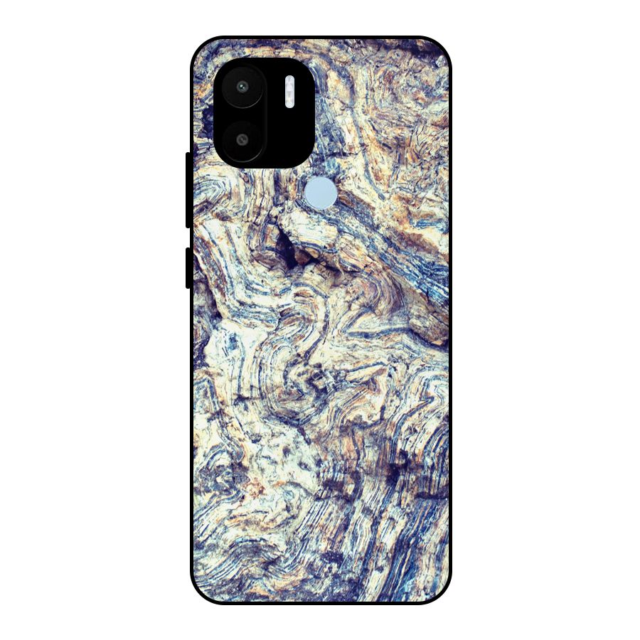 Marble Pattern Metal Back Case for Redmi A2+