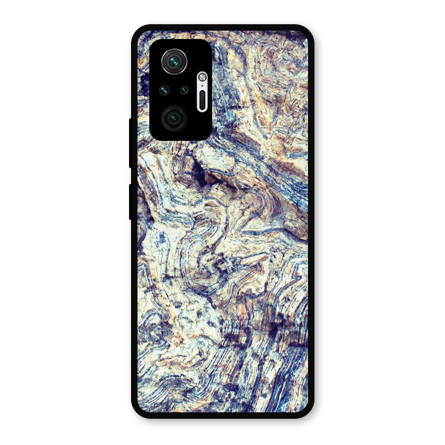 Marble Pattern Metal Back Case for Redmi Note 10 Pro Max